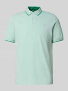 s.Oliver RED LABEL Regular Fit Poloshirt aus Baumwoll-Mix in Mint, Grö...