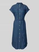 Only Relaxed Fit Jeanskleid aus Lyocell Modell 'PEMA HANNOVER' in Dunk...