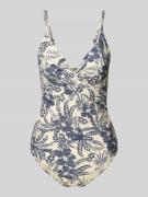 Barts Badeanzug mit floralem Allover-Motiv-Print Modell 'Tuala' in Off...