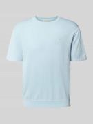 CK Calvin Klein T-Shirt mit Logo-Stitching Modell 'SUPIMA' in Sky, Grö...
