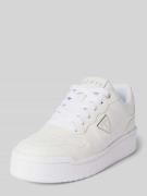 Guess Sneaker mit Label-Applikation Modell 'MIRAM' in Weiss, Größe 36