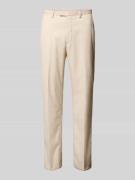 MCNEAL Regular Fit Anzughose mit Leinen-Anteil in Beige, Größe 106