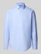 Jake*s Regular Fit Business-Hemd mit Kentkragen in Bleu, Größe 41/42