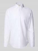 Jake*s Slim Fit Business-Hemd mit Kentkragen in Weiss, Größe 41/42