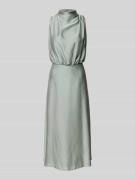 Swing Midikleid mit Nahtreißverschluss in Lind, Größe 36