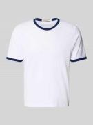 Jack & Jones T-Shirt mit Rundhalsausschnitt Modell 'FORMENTERA' in Wei...