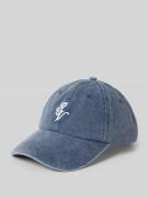 Review Basecap in Denim-Optik in Rauchblau, Größe 1