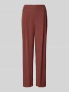 Jake*s Collection Relaxed Fit Anzughose Modell "CrepePant" in Bordeaux...