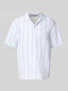 Jack & Jones Premium Regular Fit Freizeithemd aus Baumwoll-Mix mit Lei...