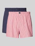 Christian Berg Men Boxershorts mit Label-Patch im 2er-Pack in Rot, Grö...