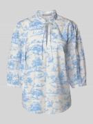 Christian Berg Woman Selection Regular Fit Bluse mit Schlüsselloch-Aus...