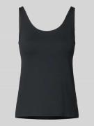 Armedangels Regular Fit Tank Top aus Viskose-Elasthan-Mix in Black, Gr...