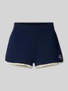 Review Shorts mit elastischem Bund in Marine, Größe L