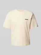 REVIEW T-Shirt mit Rundhalsausschnitt in Ecru, Größe L