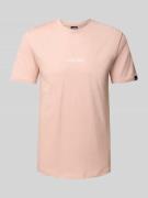 Ellesse T-Shirt mit Label-Print Modell 'OLLIO' in Altrosa, Größe L