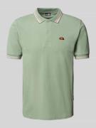 Ellesse Regular Fit Poloshirt mit Logo-Badge Modell 'ROOKS' in Gruen, ...
