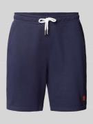 Ellesse Sweatshorts mit elastischem Bund Modell 'WEST PALM' in Dunkelb...