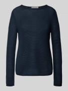 Marc O'Polo Regular Fit Strickpullover aus reiner Baumwolle in Marine,...