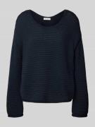 Marc O'Polo Comfort Fit Strickpullover aus reiner Baumwolle in Marine,...