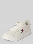 Tommy Jeans Low Top Sneaker aus echtem Leder Modell 'ARCHIVE' in Weiss...