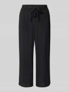 Soyaconcept Culotte aus Viskose mit Bindegürtel in Black, Größe M