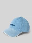 CK Calvin Klein Basecap mit Label-Stitching in Blau, Größe 1