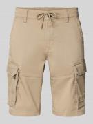 PME Legend Bermudas mit Cargotaschen in Beige, Größe 32