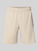 Pegador Relaxed Fit Shorts mit Plisseefalten Modell 'TROY' in Offwhite...