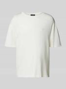 Pegador Oversized T-Shirt mit Label-Stitching Modell 'Casan' in Ecru, ...