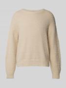 Pegador Strickpullover mit Label-Patch Modell 'Waton' in Offwhite, Grö...