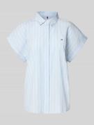 Tommy Hilfiger Relaxed Fit Bluse aus Popeline in Hellblau, Größe 34