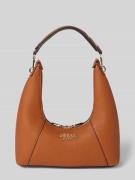 Guess Handtasche mit Label-Applikation Modell 'CALISTA' in Cognac, Grö...