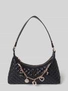 Guess Handtasche mit Steppnähten Modell 'EVERLEE' in Black, Größe 1
