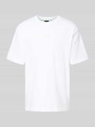 BOSS Green Relaxed Fit T-Shirt aus reiner Baumwolle in Weiss, Größe M