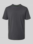 BOSS Green Regular Fit T-Shirt aus Baumwoll-Mix in Dunkelgrau, Größe L