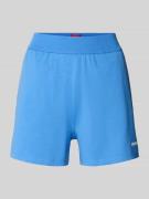 HUGO Pyjama-Shorts mit elastischem Bund in Blau, Größe L