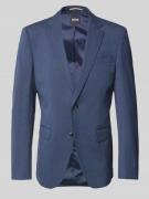 BOSS Slim Fit Anzugsakko aus mit Schurwolle Modell 'HUGE' in Marine, G...