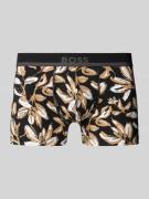 BOSS Regular Fit Trunks aus Baumwoll-Mix in Black, Größe L