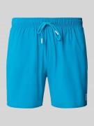 BOSS Badeshorts mit Mesh-Einsatz in Ocean, Größe L