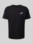 PUMA PERFORMANCE T-Shirt mit Label-Stitching und Rundhalsausschnitt in...