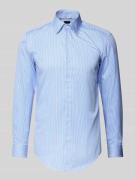 BOSS Slim Fit Freizeithemd aus reiner Baumwolle in Bleu, Größe 42