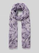 Windsor Schaltuch mit Fransen in Flieder, Größe 1