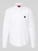 HUGO Freizeithemd mit Knopfleiste Modell 'Ermo' in Weiss, Größe XXL