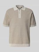 Drykorn Regular Fit Poloshirt mit Strukturmuster Modell 'TAMIAN' in Sa...