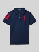 Polo Ralph Lauren Teens Slim Fit Poloshirt mit Logo-Stitching in Hellb...