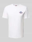 SANTA CRUZ T-Shirt mit Motiv-Print Modell 'WINKOWSKI UFO DOT' in Weiss...