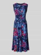 Lauren Ralph Lauren Midikleid mit Knoten-Detail Modell 'TESSANNE' in B...