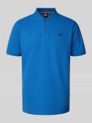 Lerros Poloshirt mit Label-Stitching in Petrol, Größe L