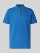 Lerros Regular Fit Poloshirt mit Logo-Detail in Petrol, Größe L