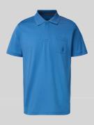 Lerros Regular Fit Poloshirt mit Brusttasche in Petrol, Größe L
